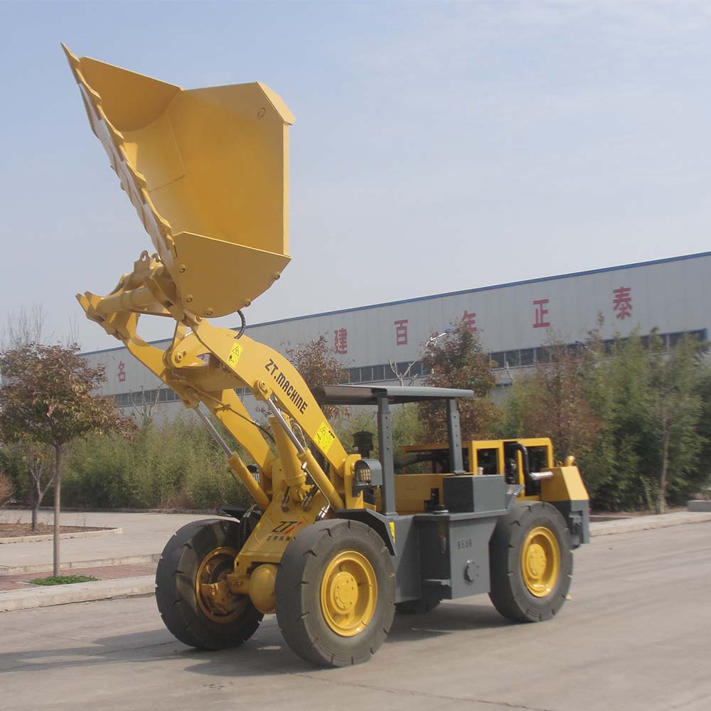 Cargador de minería subterránea con descarga lateral