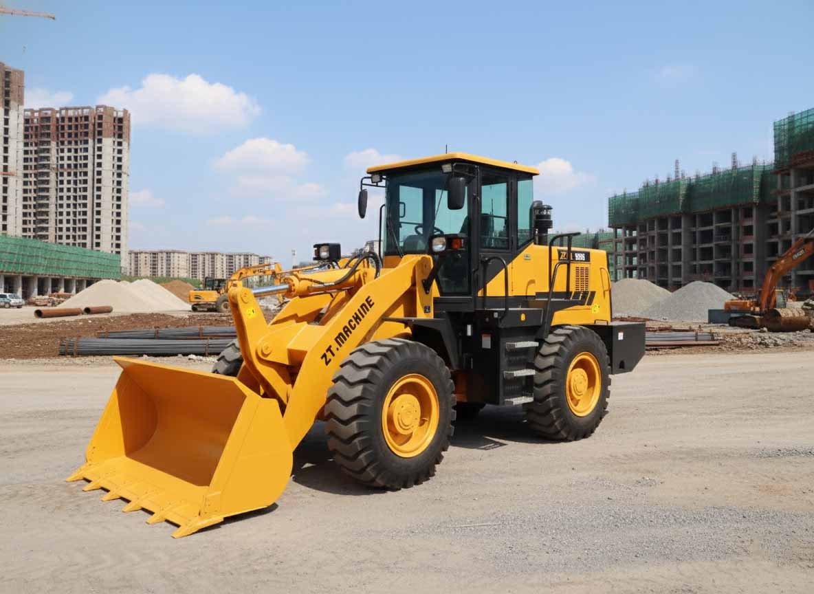 Cargador frontal de alta resistencia con capacidad de cuchara de 1,7 m³.jpg