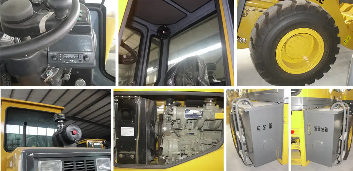 75kw Cummins Engine Wheel Loader