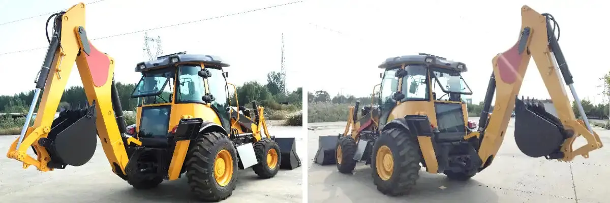ZTW30-25 Backhoe Loader Side View