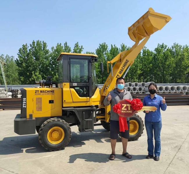 La cargadora de ruedas ZT916 ha sido entregada con éxito en Indonesia.